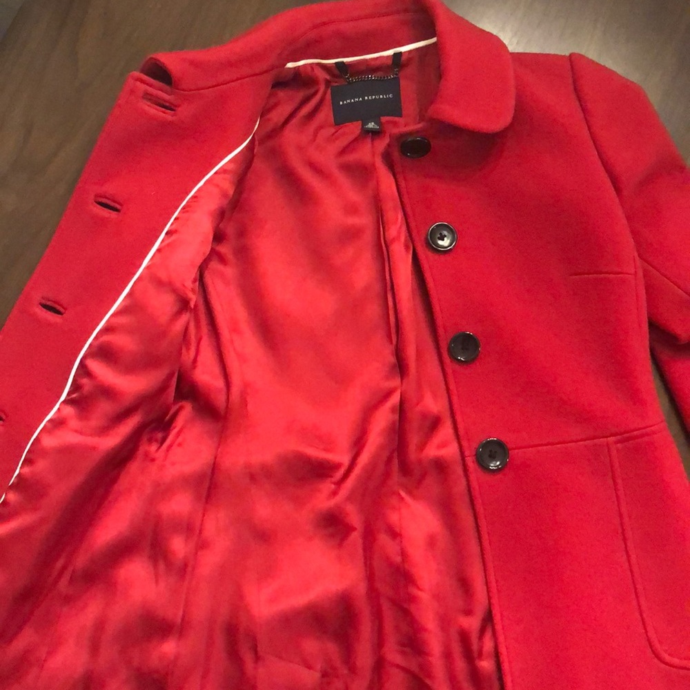 RED wool jacket - Picture 5 of 5